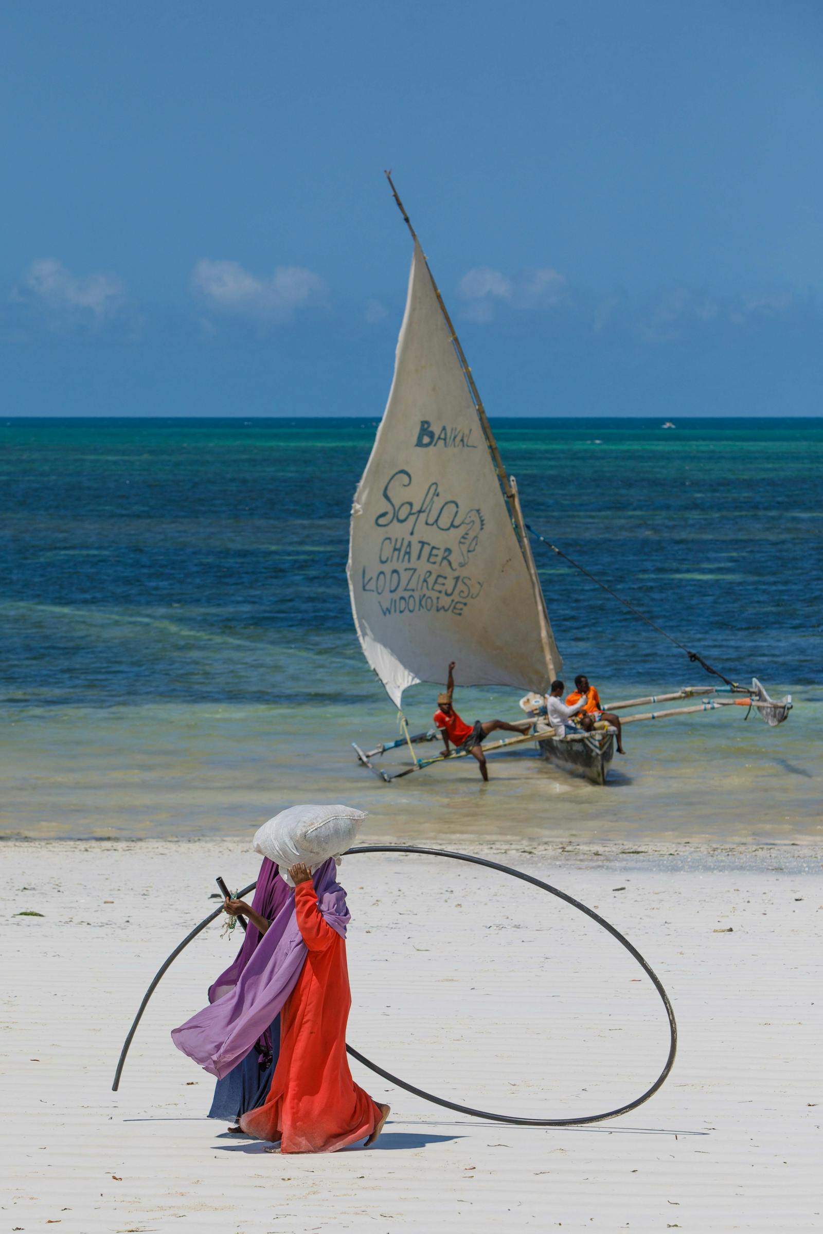 Zanzibar beach scenery
